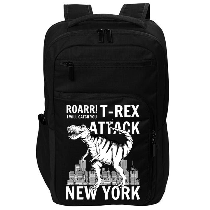 T-Rex Attacks New York Impact Tech Backpack