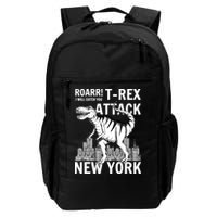 T-Rex Attacks New York Backpack