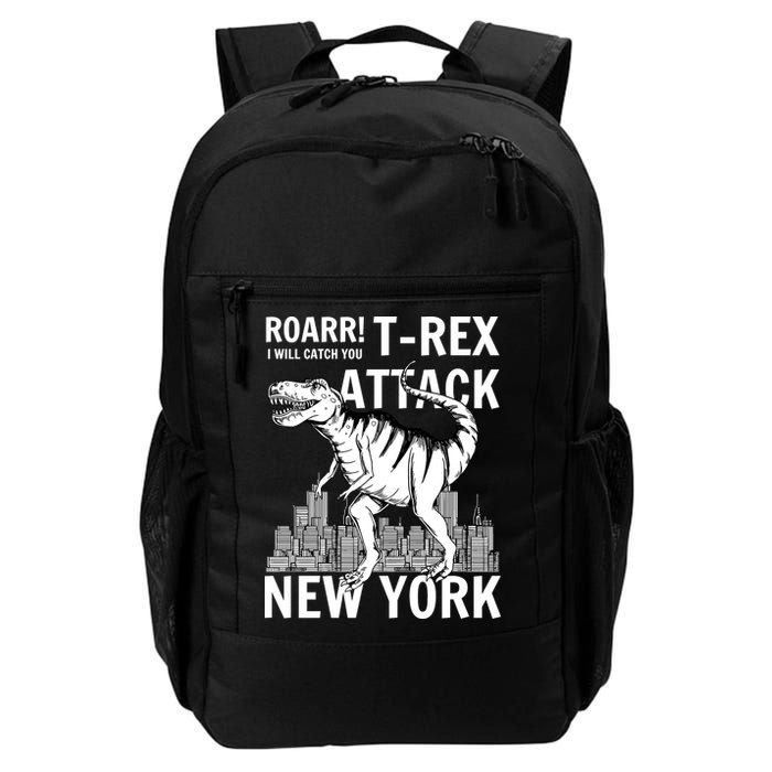 T-Rex Attacks New York Backpack