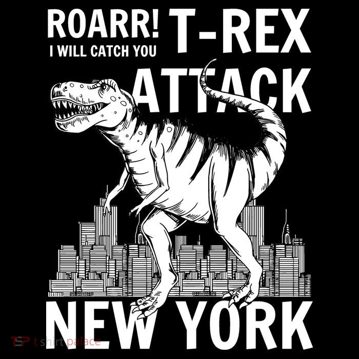 T-Rex Attacks New York Backpack