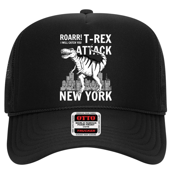 T-Rex Attacks New York Hat