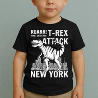 T-Rex Attacks New York Toddler T-Shirt