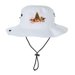 T-Rex Chasing Reindeer Funny Christmas Legacy Cool Fit Booney Bucket Hat