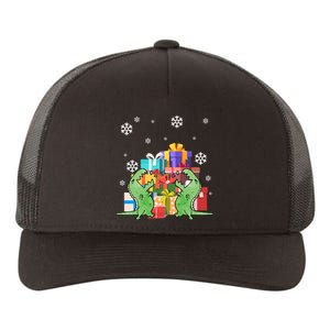 T-Rex Christmas Yupoong Adult 5-Panel Trucker Hat