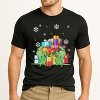 T-Rex Christmas Cooling Performance Crew T-Shirt