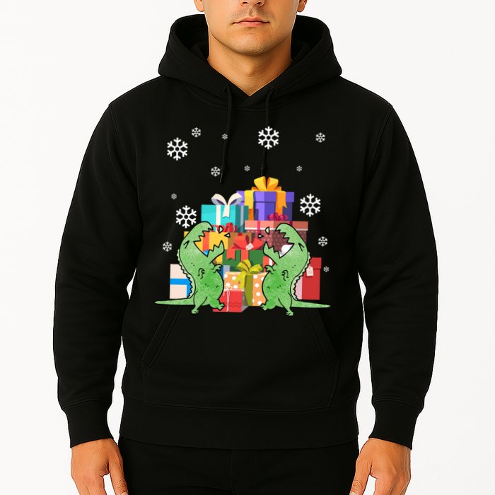 T-Rex Christmas Hoodie