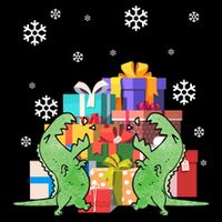 T-Rex Christmas Hoodie