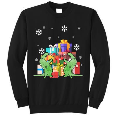 T-Rex Christmas Sweatshirt