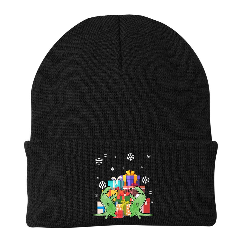 T-Rex Christmas Beanie