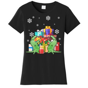 T-Rex Christmas Women's T-Shirt