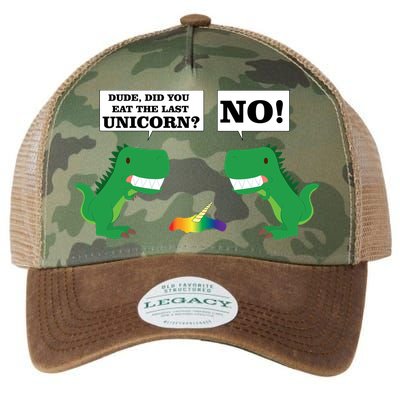 T-Rex Did You Eat The Last Unicorn Legacy Tie Dye Trucker Hat