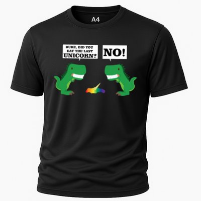 T-Rex Did You Eat The Last Unicorn Performance Shirt