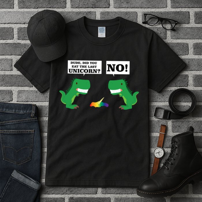 T-Rex Did You Eat The Last Unicorn Tall T-Shirt