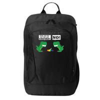 T-Rex Did You Eat The Last Unicorn City Backpack