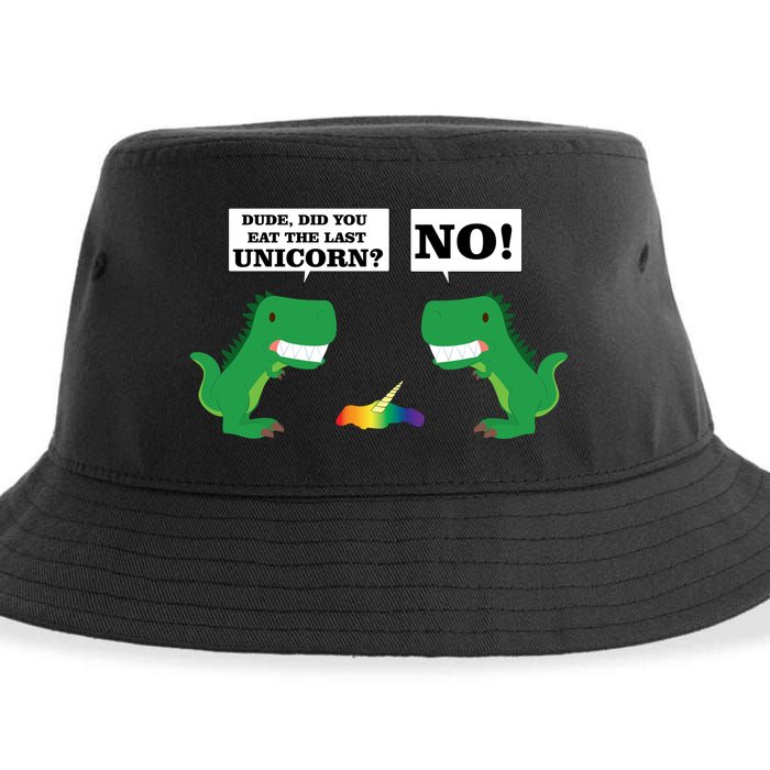 T-Rex Did You Eat The Last Unicorn Sustainable Bucket Hat
