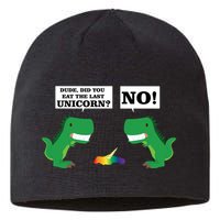 T-Rex Did You Eat The Last Unicorn Sustainable Beanie