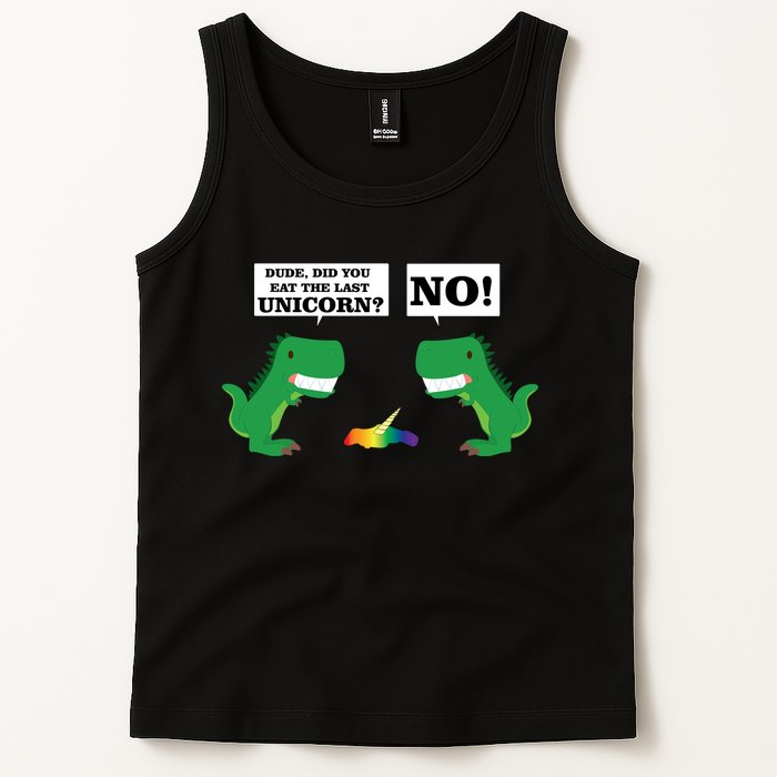 T-Rex Did You Eat The Last Unicorn Tank Top