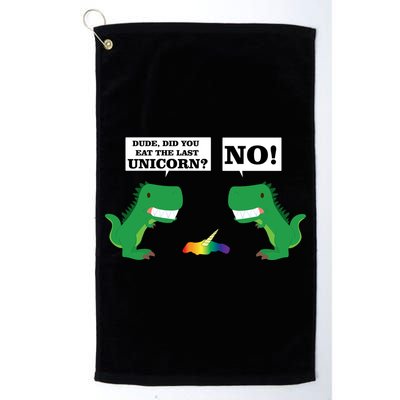 T-Rex Did You Eat The Last Unicorn Golf Towel