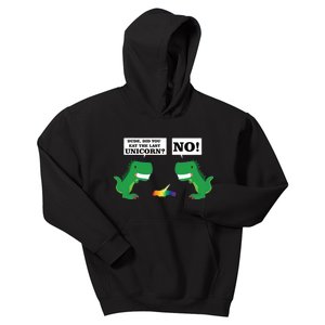 T-Rex Did You Eat The Last Unicorn Kids Hoodie