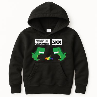 T-Rex Did You Eat The Last Unicorn Kids Hoodie