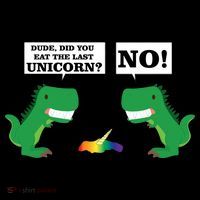 T-Rex Did You Eat The Last Unicorn Zip Tote Bag