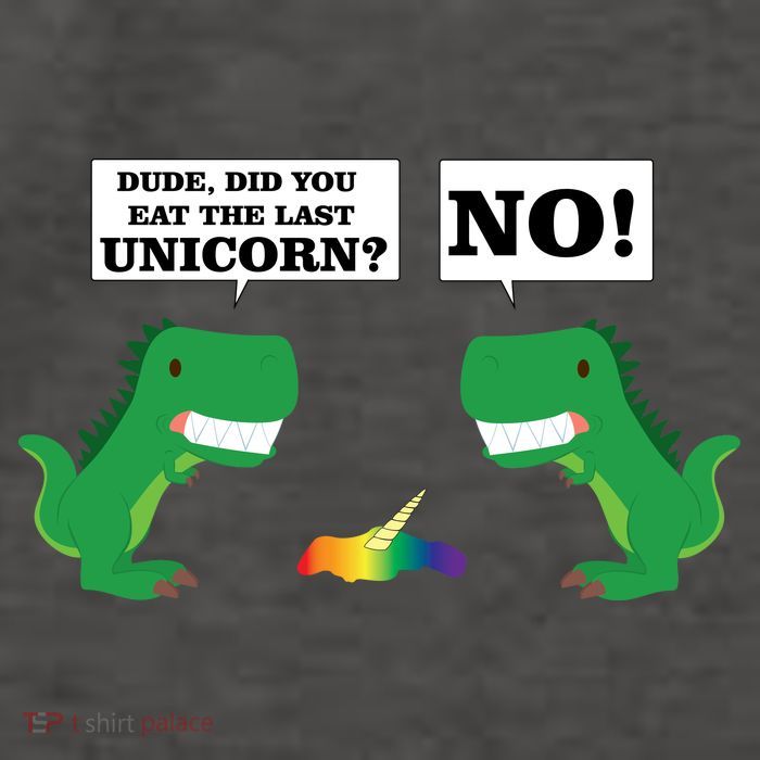 T-Rex Did You Eat The Last Unicorn Vector Backpack