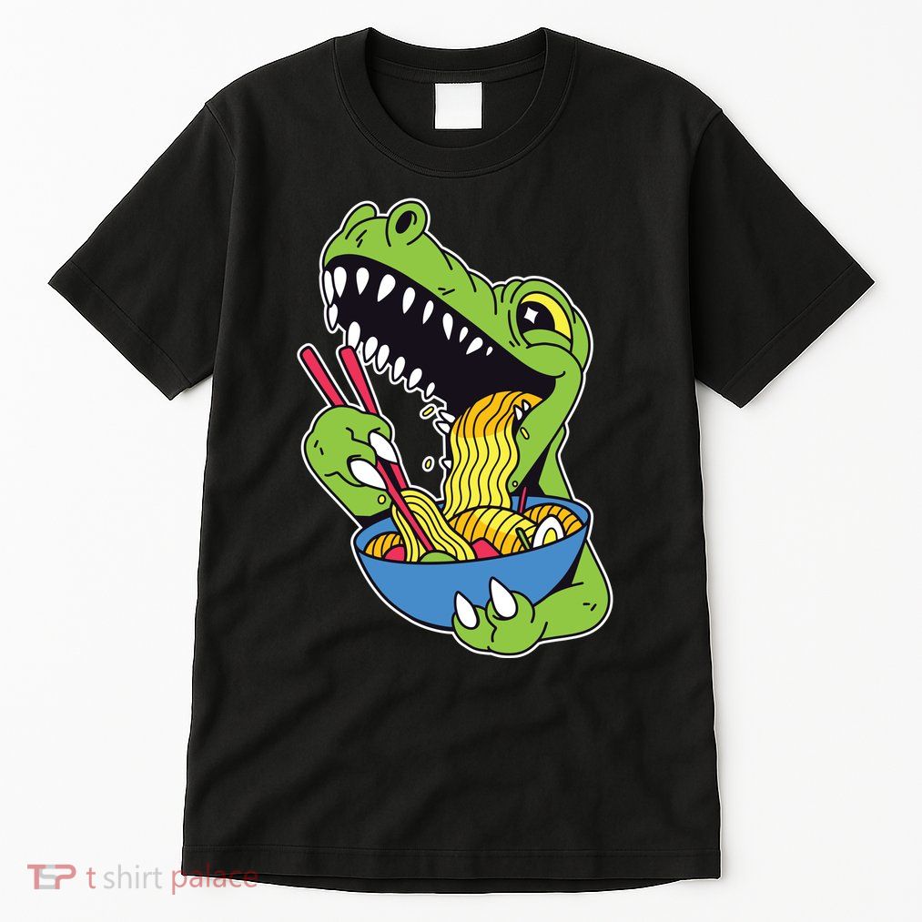 T-Rex Eating Ramen Tall T-Shirt