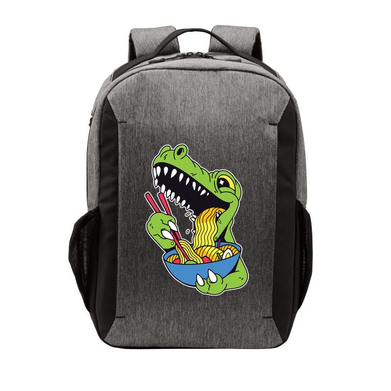 T-Rex Eating Ramen Vector Backpack
