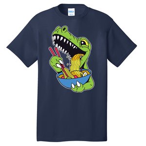 T-Rex Eating Ramen Tall T-Shirt