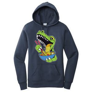 T-Rex Eating Ramen Women's Pullover Hoodie