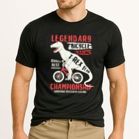 T-Rex Funny Bicycle Racing Cooling Performance Crew T-Shirt