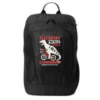 T-Rex Funny Bicycle Racing City Backpack