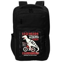 T-Rex Funny Bicycle Racing Impact Tech Backpack