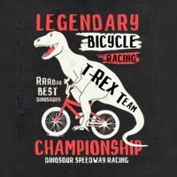 T-Rex Funny Bicycle Racing Adult Drive Performance Visor