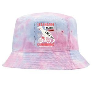 T-Rex Funny Bicycle Racing Tie-Dyed Bucket Hat