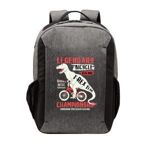 T-Rex Funny Bicycle Racing Vector Backpack