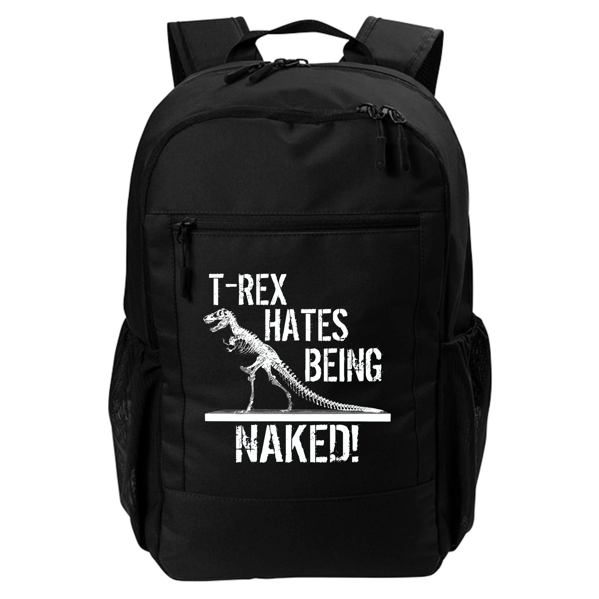 T-Rex Hates Being Naked Backpack
