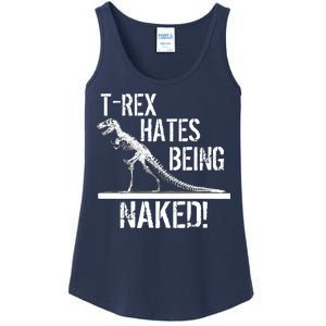 T-Rex Hates Being Naked Ladies Essential Tank