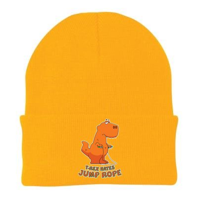 T-Rex Hates Jump Rope Knit Cap Winter Beanie