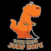 T-Rex Hates Jump Rope Backpack