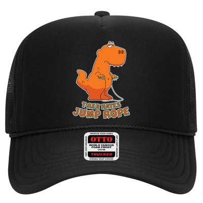 T-Rex Hates Jump Rope Trucker Hat
