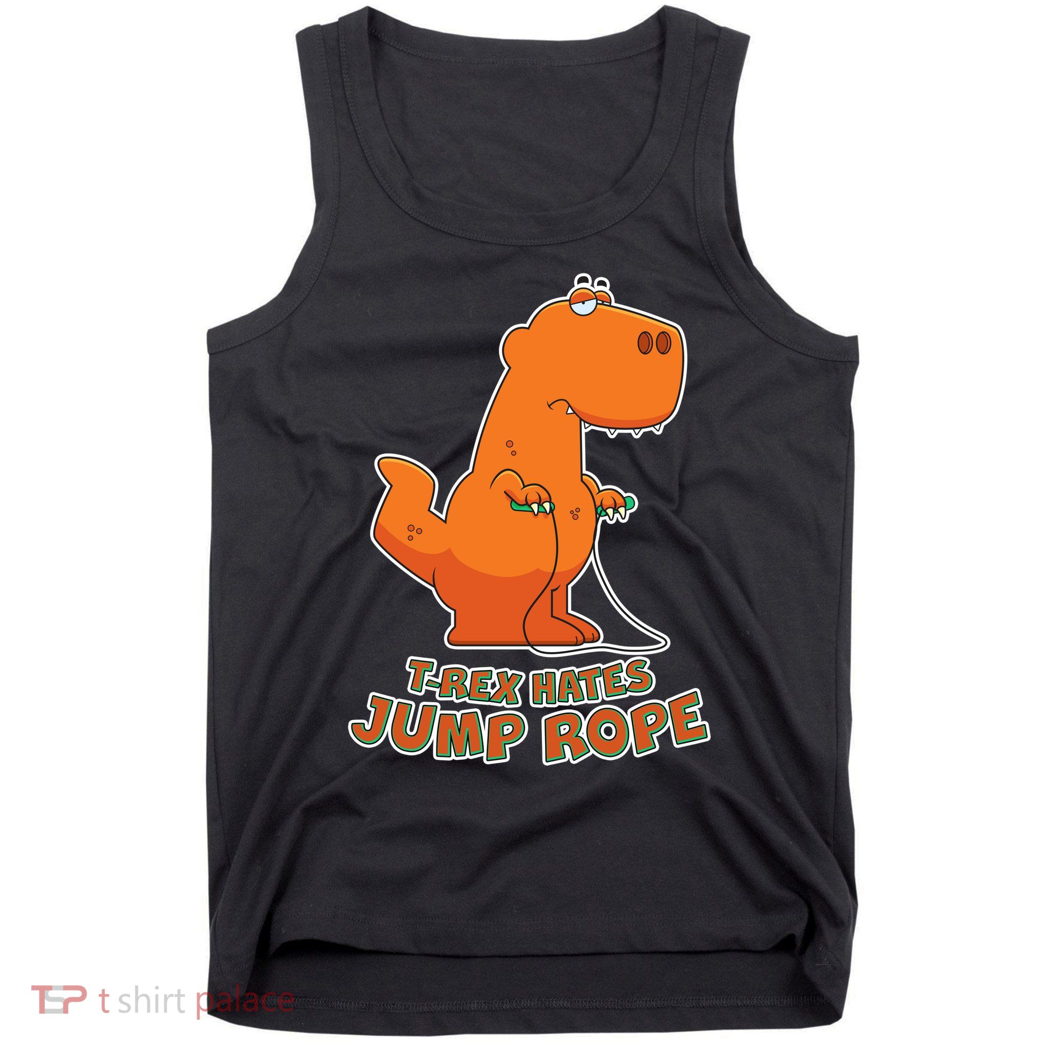 T-Rex Hates Jump Rope Tank Top