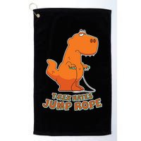 T-Rex Hates Jump Rope Golf Towel