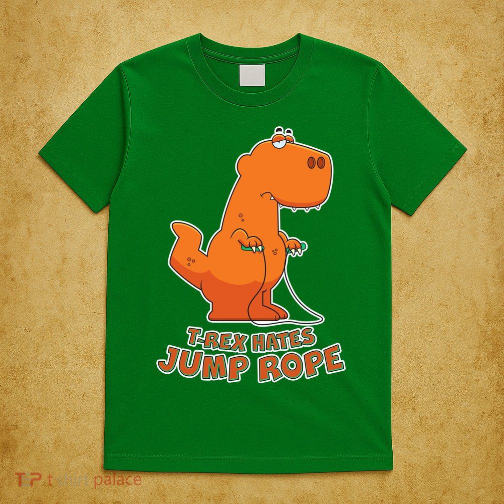 T-Rex Hates Jump Rope T-Shirt