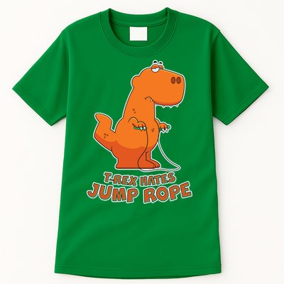 T-Rex Hates Jump Rope Tall T-Shirt