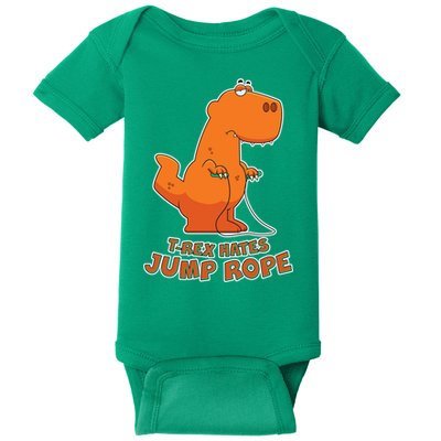 T-Rex Hates Jump Rope Baby Bodysuit