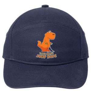 T-Rex Hates Jump Rope 7-Panel Snapback Hat