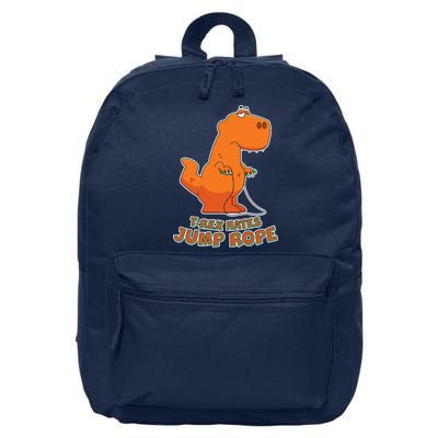 T-Rex Hates Jump Rope 16 in Basic Backpack