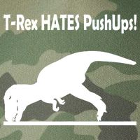 T-Rex Hates Push-Ups Legacy Tie Dye Trucker Hat