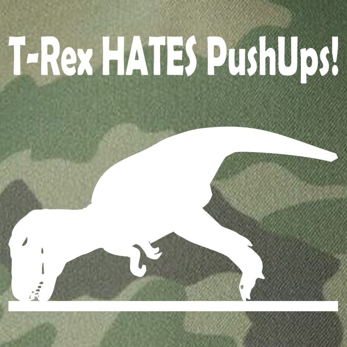 T-Rex Hates Push-Ups Legacy Tie Dye Trucker Hat